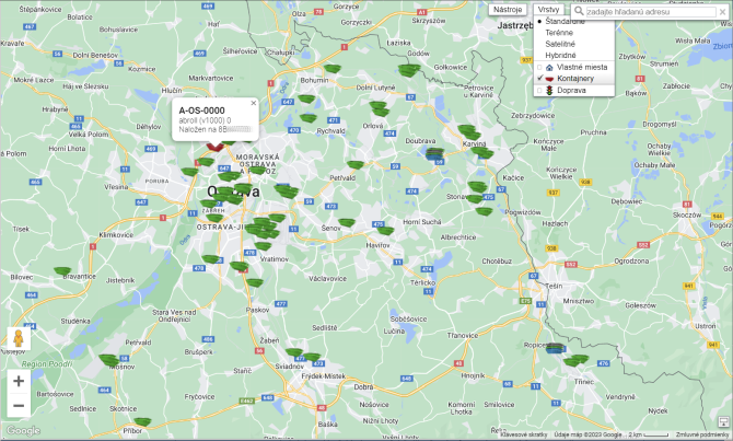 Mapa odpadov� n�doby